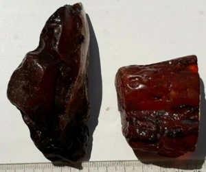 Bernstein gelb weiß roh baltische Steine Natur Anhänger 97 gr königliche Landschaft matt - Bild 1 von 9