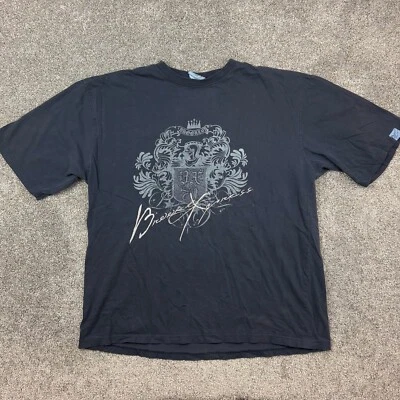 Vintage Y2k Brooklyn Express Shirt Mens XL Blue Embroidered Cyber Grunge Skater - Image 1 of 4