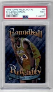 1998-99 Topps Series 1 Shaquille O'Neal Roundball Royalty w/Coating PSA 9 Mint - Picture 1 of 2