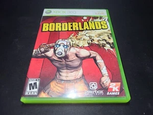 Borderlands 2K Games Gearbox Microsoft Xbox 360 EX+NM condition COMPLETE! - Picture 1 of 5
