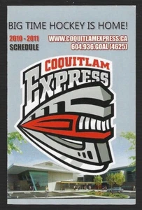 2010-11 Coquitlam Express BCHL Hockey Schedule !!! Safeway - Picture 1 of 1