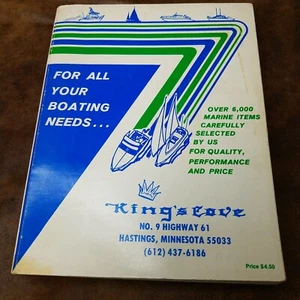 Vintage 1983 Marine Supply Catalog King's Cove MN Boating Sailing Yachting - Bild 1 von 11