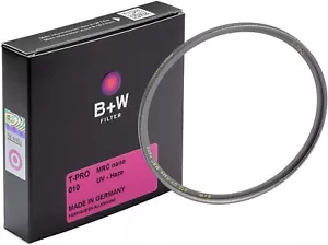 B+W T-PRO UV-Haze Filter (49mm) - Reduces Bluish Cast of Daylight - Picture 1 of 10