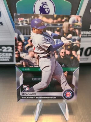 Seiya Suzuki - 2022 MLB TOPPS NOW Card #40  ROOKIE CARD - Image 1 of 2