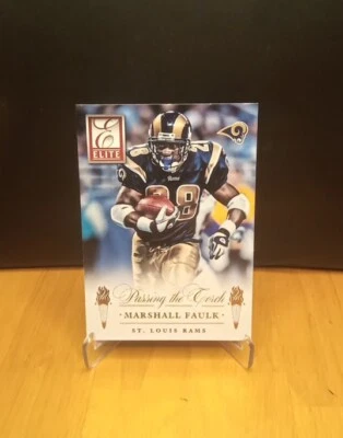 2015 Panini Donruss Passing the Torch Marshall Faulk/Todd Gurley #8 Rams - Image 1 of 2