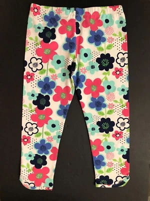 Nuevos capris elásticos con flores para niñas Gymboree talla 10-12 Foto 1 de 4
