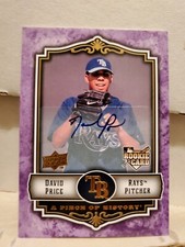 David Price 2009 Upper Deck #101 A Piece Of History Auto Rookie Card RC Rays