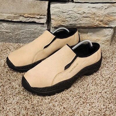 Womens VASQUE Rogue 7897 Slip On Tan Leather Hiking Shoes Size 9 - Image 1 of 4
