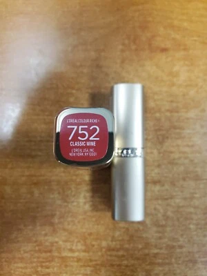 2 Pack: L'Oreal Colour Riche Original Satin Lipstick *#752 Classic Wine* R6D - Image 1 of 4