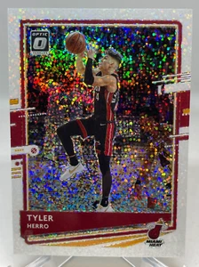 Tyler Herro 2020-21 Panini Donruss Optic White Sparkle Prizm Miami Heat #61 SP - Picture 1 of 4