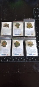LA Dodgers 1987 Dodgers Stadium 25th Anniversary 6 Pin Set Vintage New UnoCal 76 - Picture 1 of 9