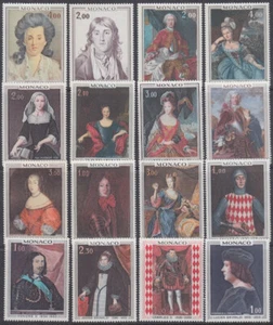MONACO Sc # 674-5.1 ++ MNH RAGGRUPPAMENTO PIÙ PICCOLO di VARI SET - RIGHELLI DI MONACO - Foto 1 di 1