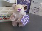 ANNETTE FUNICELLO COLLECTIBLE BEAR CO - 5" GRAPE SWIZZLE BEAR & 6 PACK CARRIER