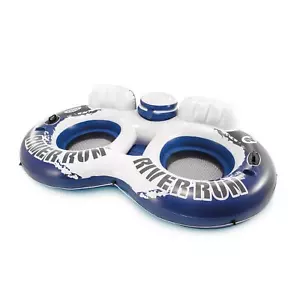 Intex River Run 2 Personen Inflatable Tube Floß Float mit Kühlbox (Open Box) - Bild 1 von 10