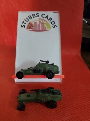 Hot Wheels - 1981 Super Cannon Enforcer | Buggy militar camuflaje verde | Malasia LOTE-2 Foto 1 de 4
