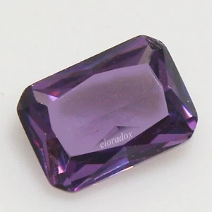 Gemas sueltas impecables esmeralda amatista púrpura Brasil certificado natural 6x4 mm EL05 - Imagen 1 de 4