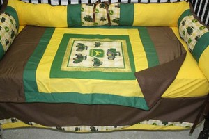 john deere crib bedding set