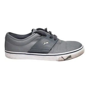Sneaker bassa PUMA EL ACE L uomo 10 grigio pelle maglia 349901-11 - Foto 1 di 14