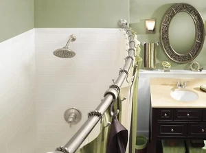 Moen Brushed Nickel 54-Inch to 72-Inch Adjustable Length CSR2160BN, **10-PACK** - Picture 1 of 5