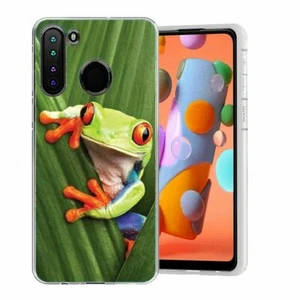 für Samsung Galaxy A21 (Tree Frog) klare ShockProof Rugged TPU Hülle Abdeckung - Bild 1 von 8