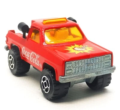 Majorette Chevrolet Blazer 4x4 Cola Red 1/62 (3") no Package - Image 1 of 4