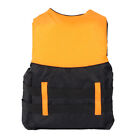 Boating Life Vest Portable Buoyancy Vest Wear-resistant for Swimming (Orange M)