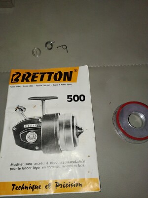 V1 Ancien Moulinet De Pêche Au Lancer BRETTON 500 Chambles