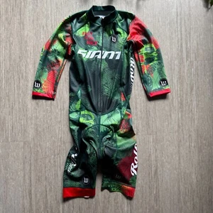 Wattie Ink Mens L Aero Cycling Skin Suit (8852-34) GIANT Rolf Prima Sellwood PDX - Picture 1 of 12