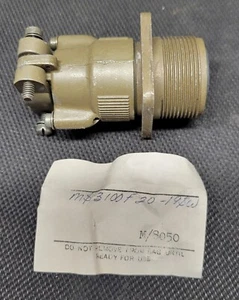 ITT Cannon Connector MIL-Spec MS3100F 20-19SW 3-Pin w/ backshell - Picture 1 of 5