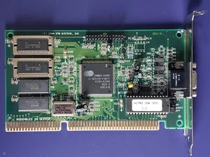 ISA Video Card, Cirrus Logic GD5434, 2mb (STB Nitro 64)! Vintage/ Retro Gaming - Picture 1 of 3