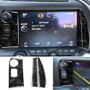 Borde lateral de fibra de carbono forjada GPS navegación para Chevrolet Corvette C7 2014-2019 - Imagen 1 de 10
