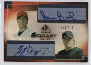 2004 SP Prospects Draft Duos /175 BJ Szymanski Homer Bailey Brandon #DD-BS Auto