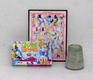 Dollhouse Miniature 1:12  Disney Princess Chutes and Ladders Game dollhouse game - Picture 1 of 5