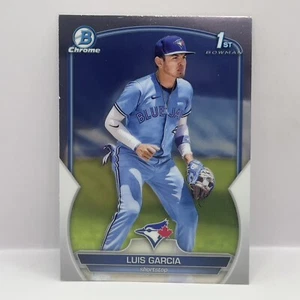 2022 Topps Bowman Baseball Luis Garcia 1st Chrome BCP-94 Toronto Blue Jays - Picture 1 of 2