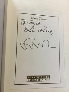 SIGNED - PERSONAL INJURIES by Scott Turow (1999, Hardcover) - Picture 1 of 8