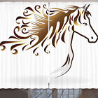 Tier Rustikale Gardine Pferd mit Wirbler Mane Art