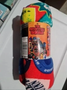 DC Comics Harley Quinn The Suicide Squad Super Plush Throw Blanket 46in x 60in - Picture 1 of 5
