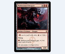 4x Moltensteel Dragon MTG Magic No088 NPH NM/Unplay English rare R card X4