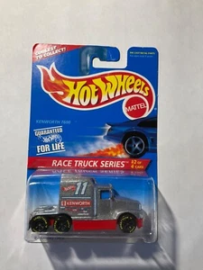 1995 Hot Wheels Kenworth T600 Silver # 381 RACE TRUCK SERIES 2 of 4 - Picture 1 of 3