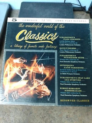 The Wonderful World Of The Classics - Box Set w/ 5 Records - Pre Owned (tr) - Image 1 of 4