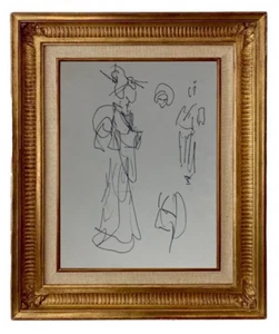 CHARLES KIFFER (1902-1992) FRAU IM KIMONO JAPAN UM 1960 (105) - Bild 1 von 7