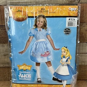 Disney Alice im Wunderland klassisches Kinder Mädchen Kostüm Spielen 3T-4T - Bild 1 von 4