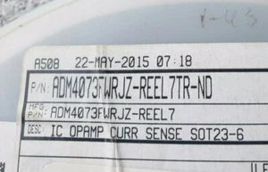 ANALOG DEVICES ADM4073FWRJZ ADM4073FWRJZ-REEL7 IC OP AMP CURR SENSE 25/PK (IN14S - Picture 1 of 2