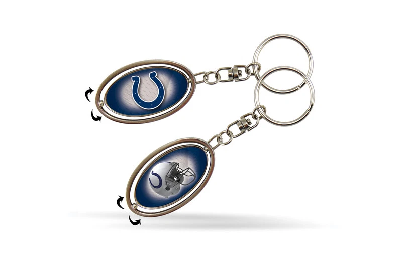 Indianapolis Colt NFL Spinner Key Chain - Image 1 of 1