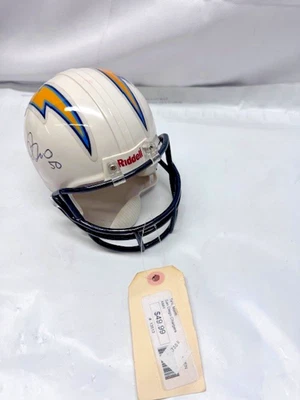 Riddell Mini NFL Football Helmet-SAN DIEGO CHARGERS-Signed by Te'o Manti - Image 1 of 4