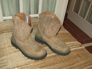 Botas para mujer Ariat Fatbaby de cuero marrón vaquera talla 7 estilo B 10000822 - Imagen 1 de 10