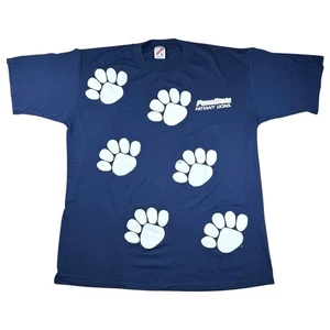 Vintage 90s Penn State Nittany Lions Paw Print AOP T-Shirt Adult Size XL Jerzees - Bild 1 von 12