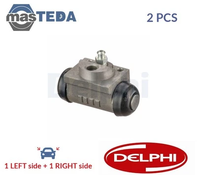 LW90188 DRUM WHEEL BRAKE CYLINDER PAIR REAR DELPHI 2PCS NEW OE REPLACEMENT - Image 1 of 4