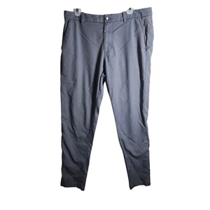 Lululemon Athletica grau Tech Hose Herren Größe 34x32 elastischer Bund Reißverschlusstaschen - Bild 1 von 11
