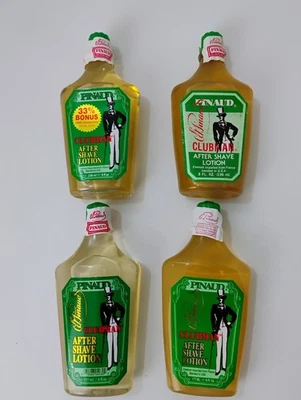 Loción para después del afeitado Clubman Pinaud vintage 6-8 fl oz paquete de 4 (oct) Foto 1 de 4